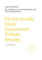 Abschlussdokument der Synode über Synodalität (pdf, 769 KB)