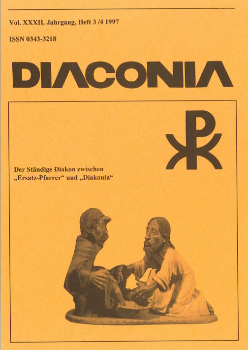 Cover Diaconia Christi #32/1997.3|4
