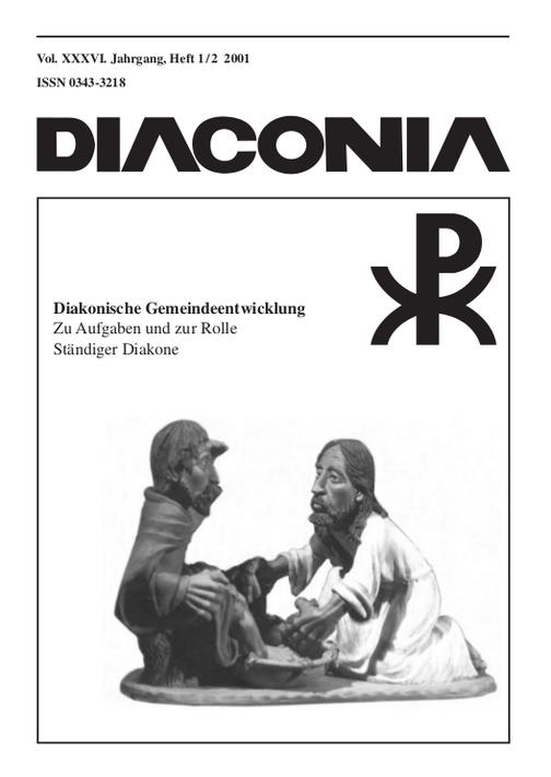Cover Diaconia Christi #36/2001.1|2