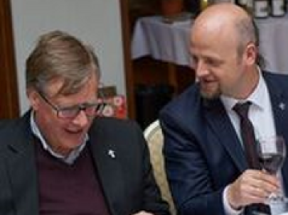 Deacon Benas Ulevicius and Deacon Mark Woods, IDC board delegate from England