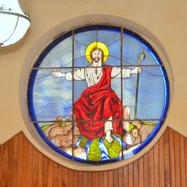 The Good Shepherd,  window of the „House of the Church” chapel