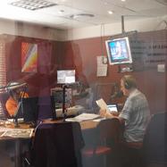 The Board and  its guests at the “Veritas” radio station in Johannesburg