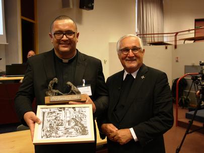 Deacon Vinhal and Bishop Fürst