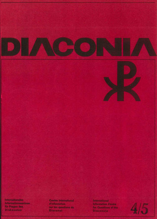 Cover Diaconia Christi #02/1967.4|5