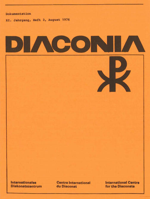 Cover Diaconia Christi #11/1976.3