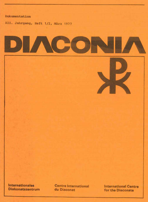 Cover Diaconia Christi #12/1977.1|2
