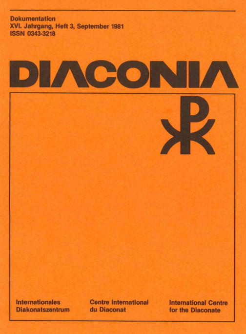 Cover Diaconia Christi #16/1981.3