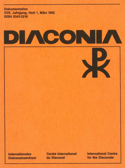 Cover Diaconia Christi #17/1982.1