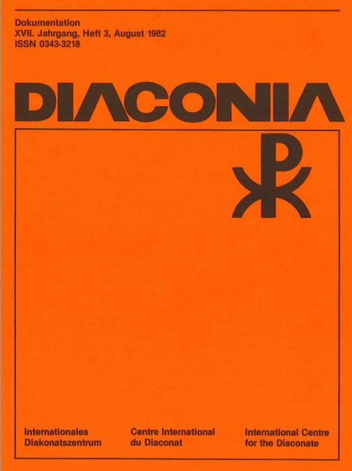 Cover Diaconia Christi #17/1982.3