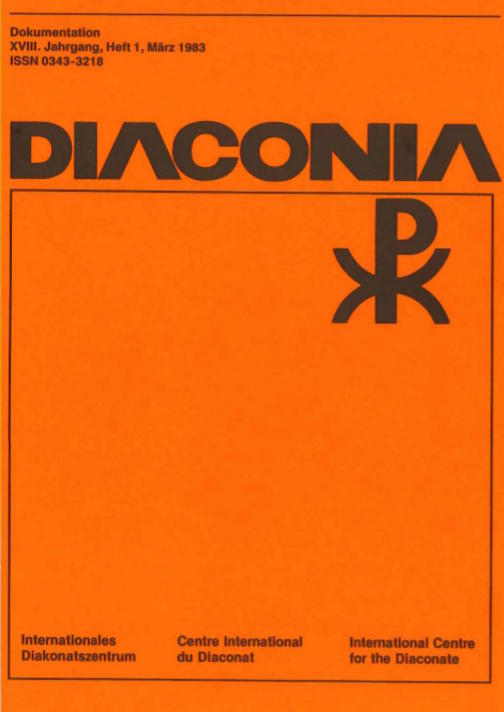 Cover Diaconia Christi #18/1983.1