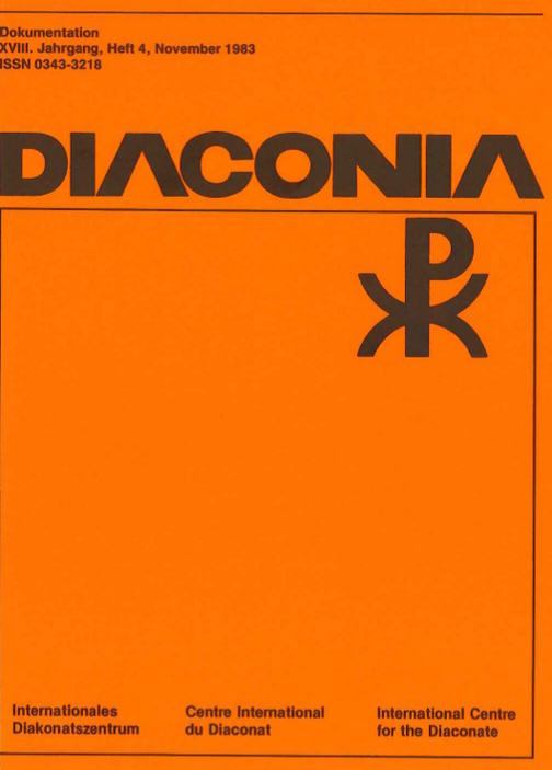 Cover Diaconia Christi #18/1983.4