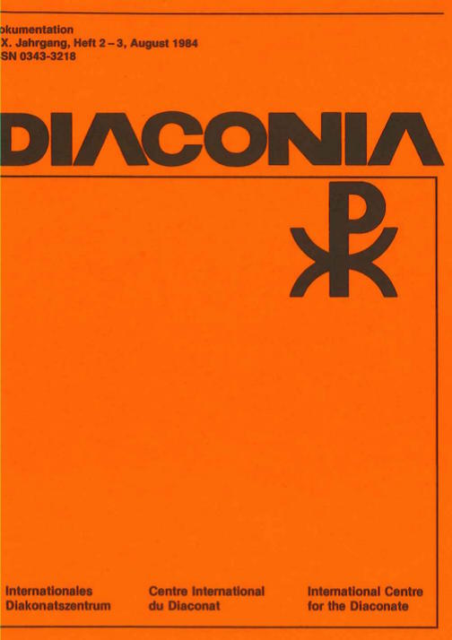 Cover Diaconia Christi #19/1984.2|3