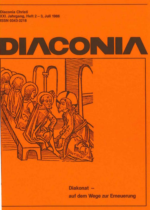 Cover Diaconia Christi #21/1986.2|3