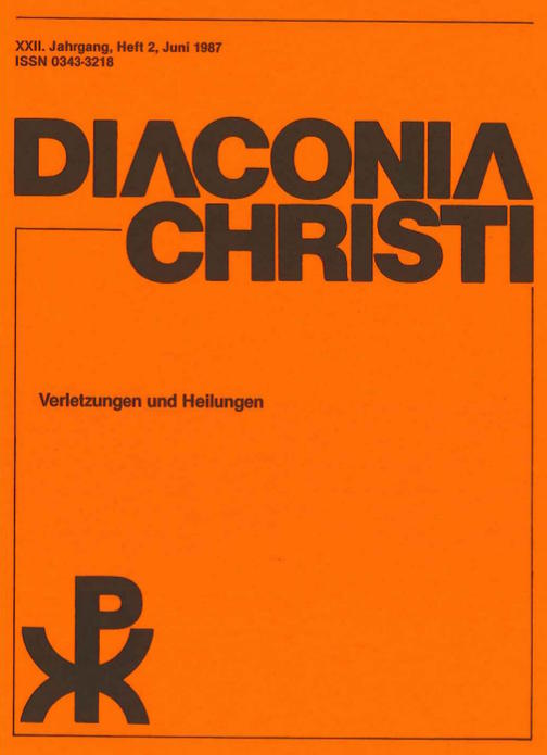 Cover Diaconia Christi #22/1987.2