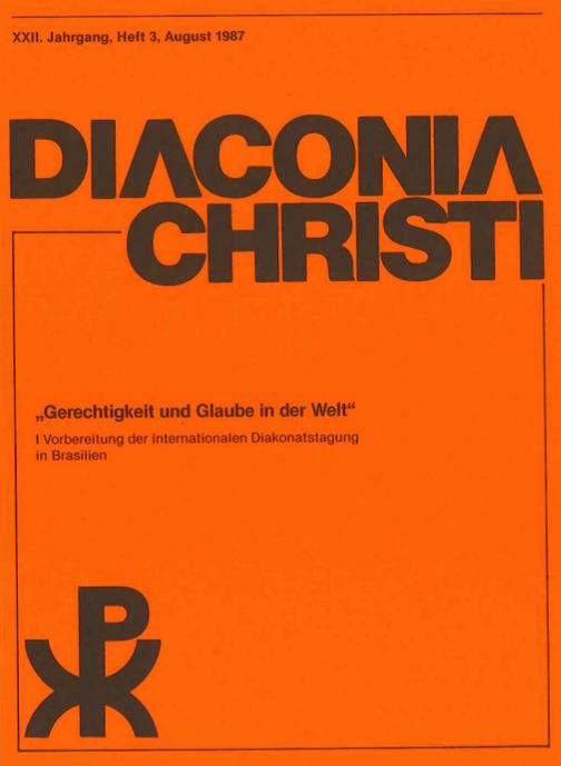 Cover Diaconia Christi #22/1987.3