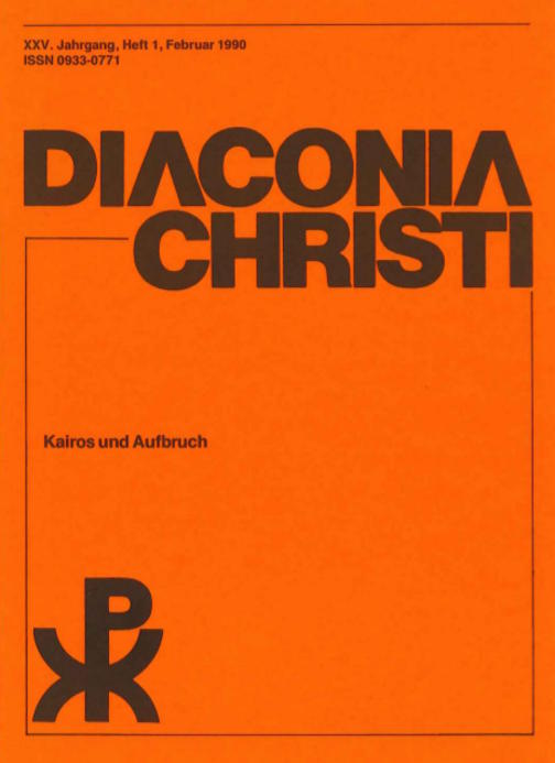Cover Diaconia Christi #25/1990.1