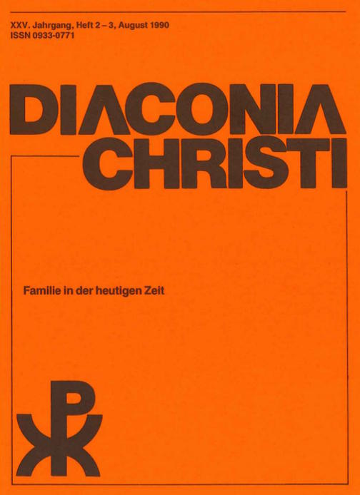 Cover Diaconia Christi #25/1990.2|3