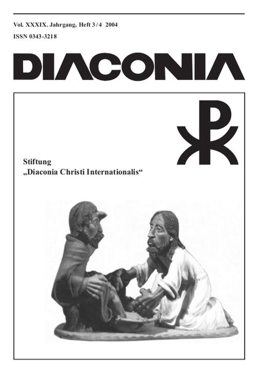 Cover Diaconia Christi #39/2004.3|4
