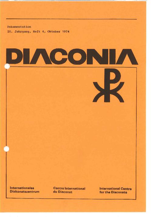 Cover Diaconia Christi #09/1974.4