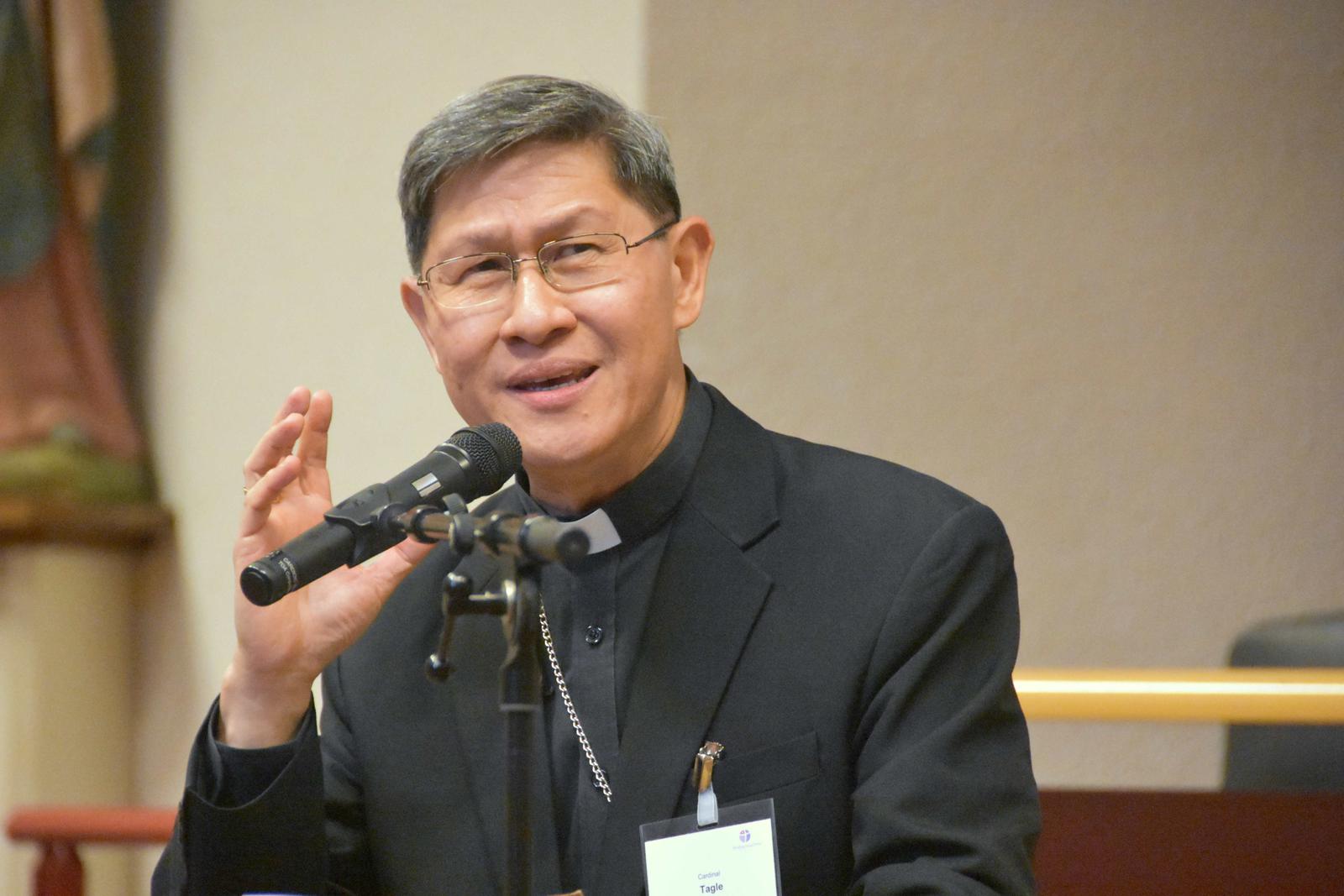El Cardenal Tagle insta a la Iglesia a llevar a cabo una acción