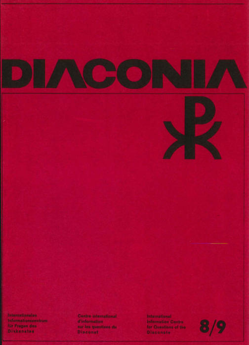 Cover Diaconia Christi #03/1968.8|9