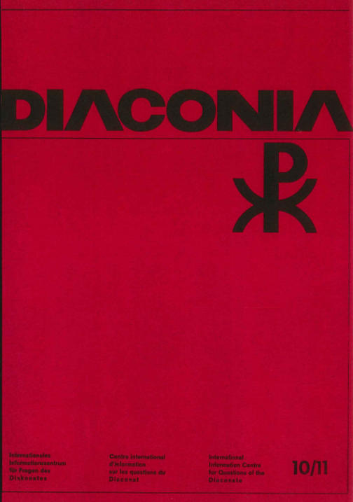 Cover Diaconia Christi #04/1969.10|11