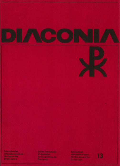 Cover Diaconia Christi #05/1970.13