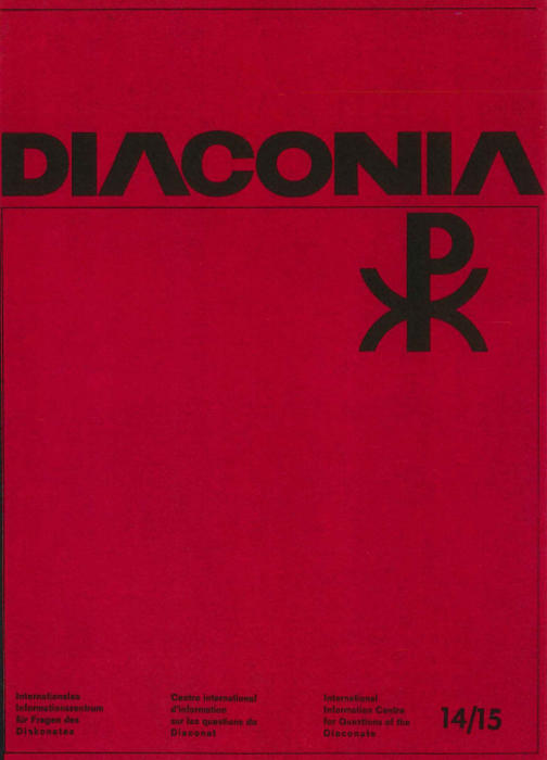 Cover Diaconia Christi #05/1970.14|15