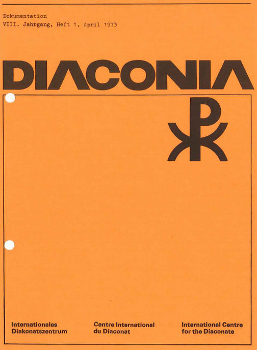 Cover Diaconia Christi #08/1973.1