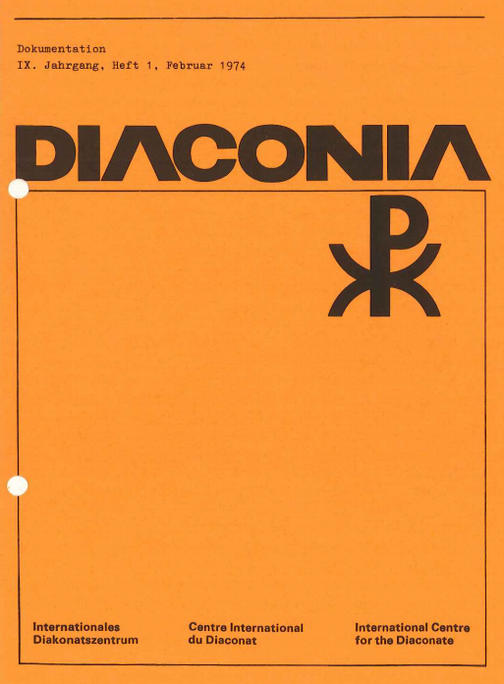 Cover Diaconia Christi #09/1974.1