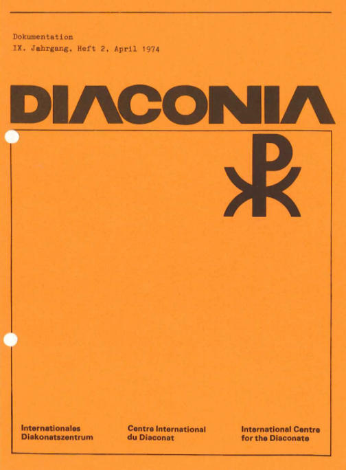 Cover Diaconia Christi #09/1974.2