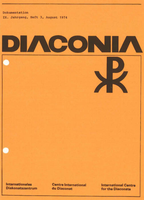 Cover Diaconia Christi #09/1974.3