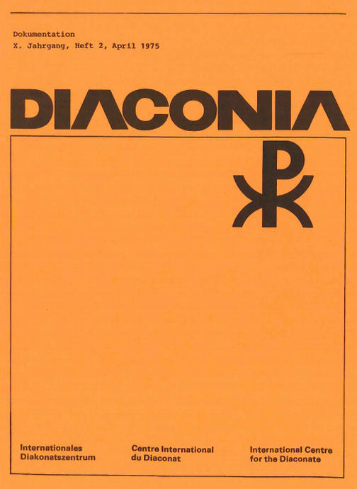 Cover Diaconia Christi #10/1975.2