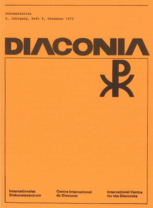 Cover Diaconia Christi #10/1975.4