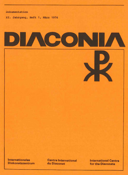 Cover Diaconia Christi #11/1976.1