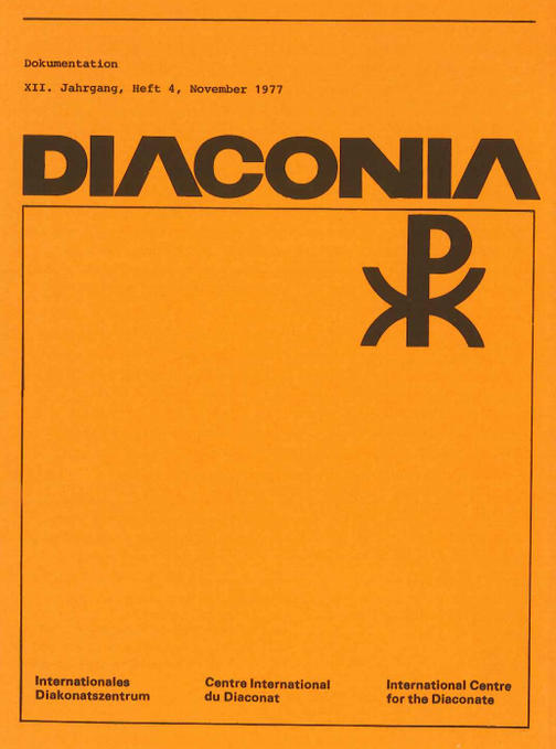 Cover Diaconia Christi #12/1977.4
