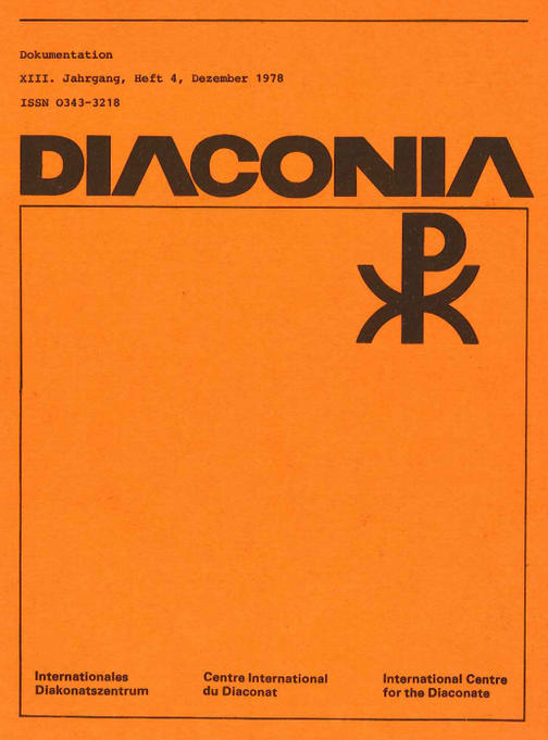 Cover Diaconia Christi #13/1978.4