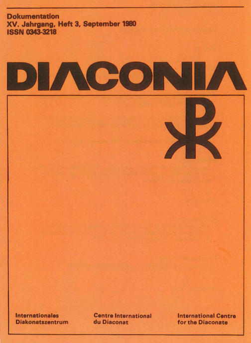 Cover Diaconia Christi #15/1980.3
