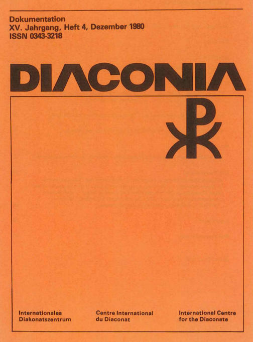 Cover Diaconia Christi #15/1980.4