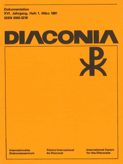 Cover Diaconia Christi #16/1981.1