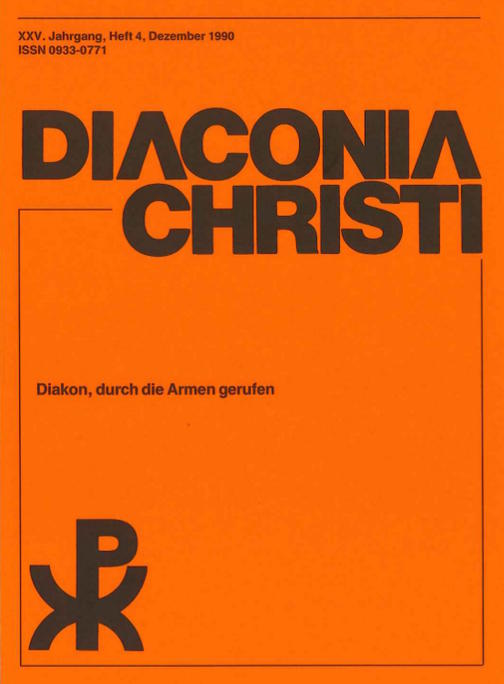 Cover Diaconia Christi #25/1990.4