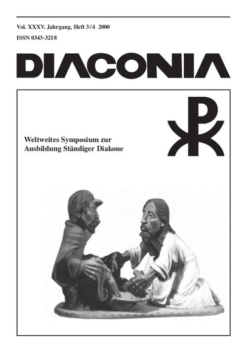 Cover Diaconia Christi #35/2000.3|4