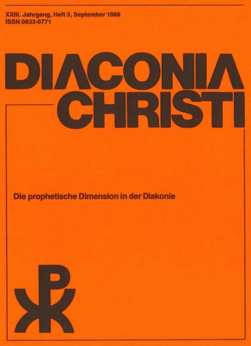Cover Diaconia Christi #23/1988.3