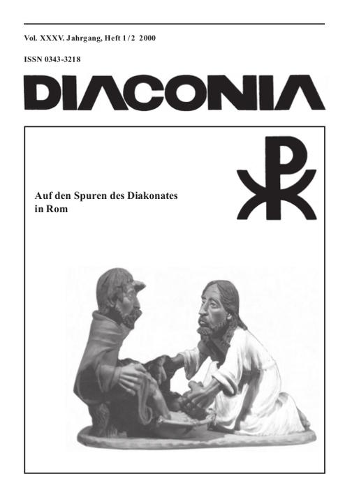 Cover Diaconia Christi #35/2000.1|2
