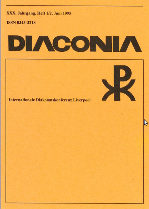 Cover Diaconia Christi #30/1995.1|2