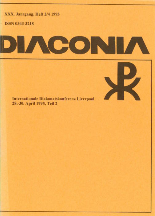 Cover Diaconia Christi #30/1995.3|4