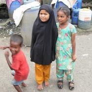 Children from the slums