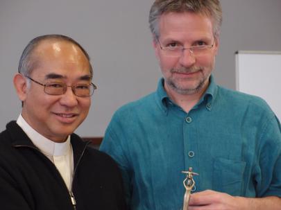 Dominic Chan, Vicar General of Hong Kong, and Klaus Kießling