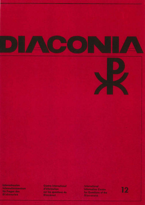 Cover Diaconia Christi Diaconia Christi [translations pending]